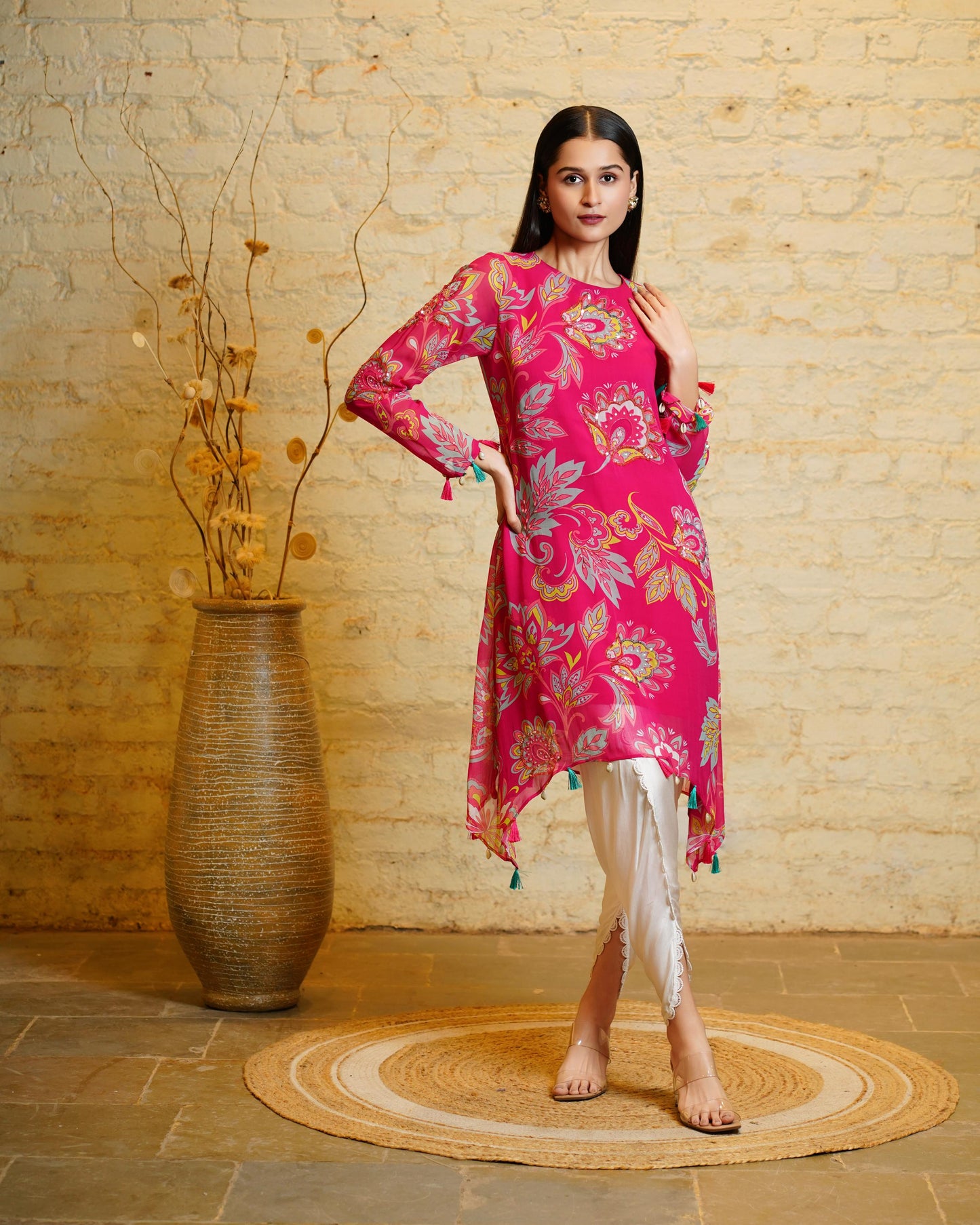 ANANYA PINK TUNIC & DHOTI
