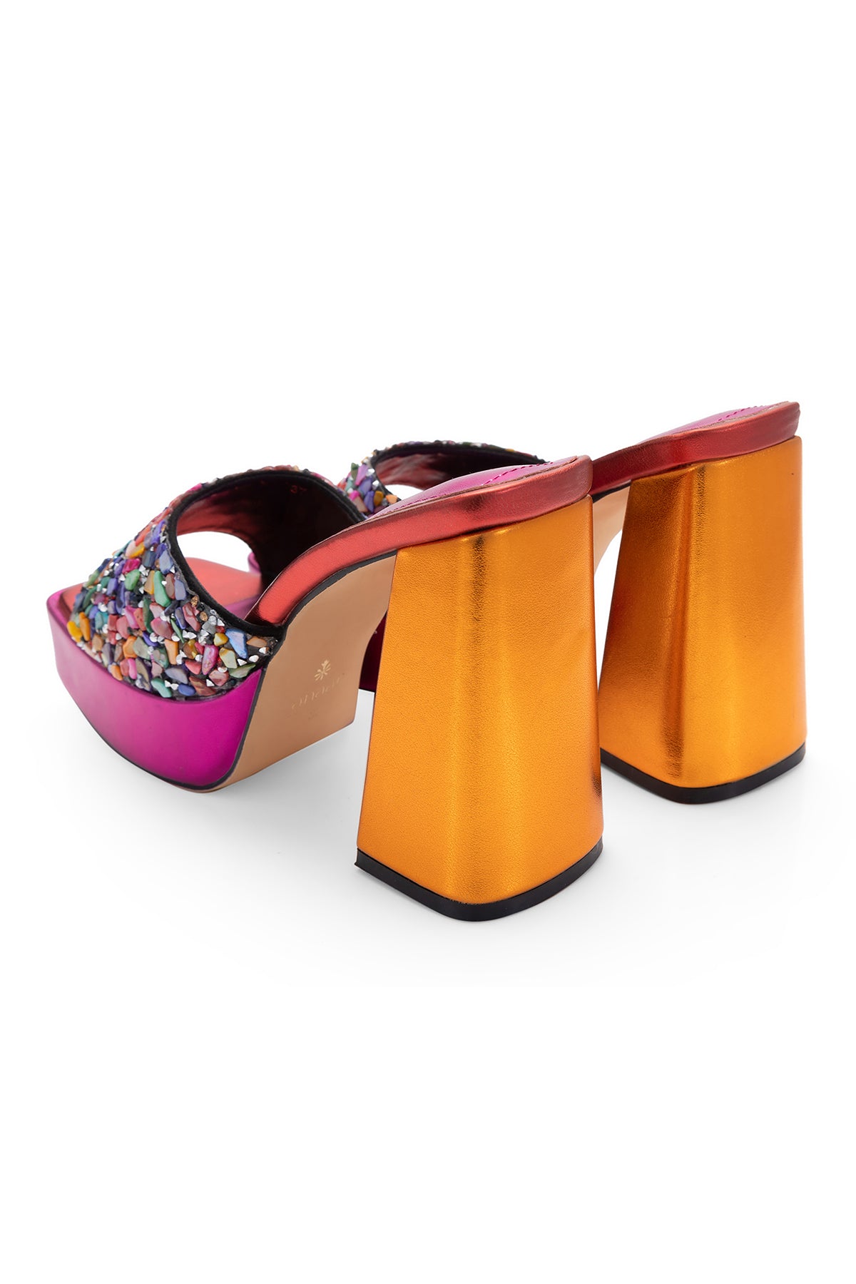 SULTRY SUNSET PLATFORM HEELS