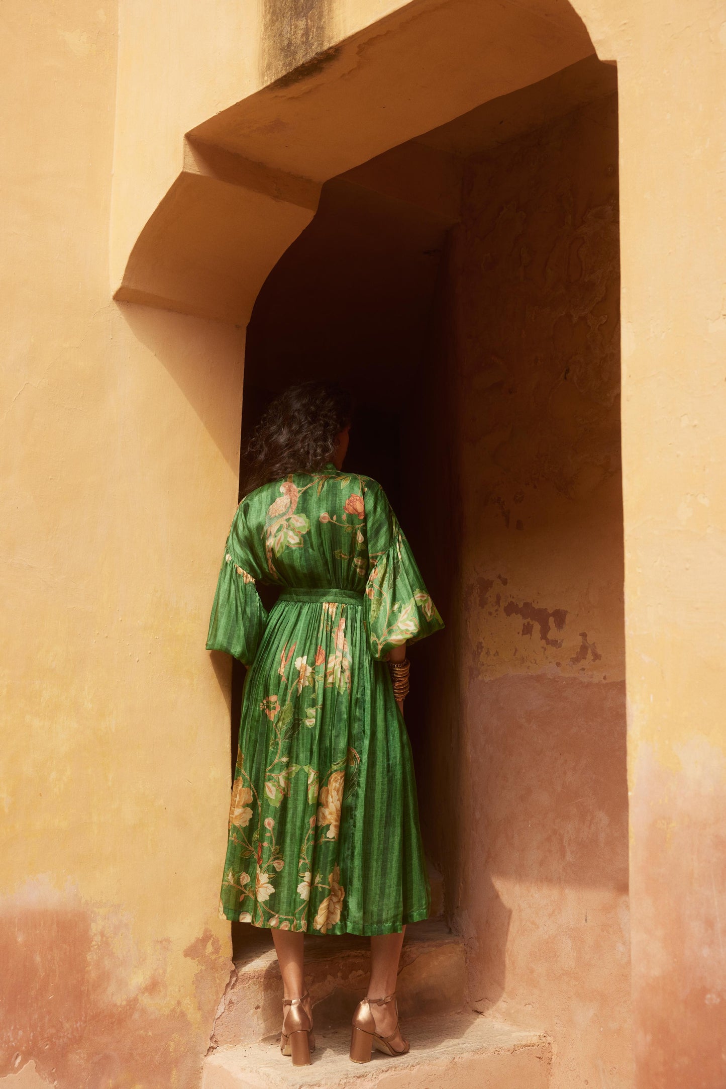 GREEN MAXI DRESS