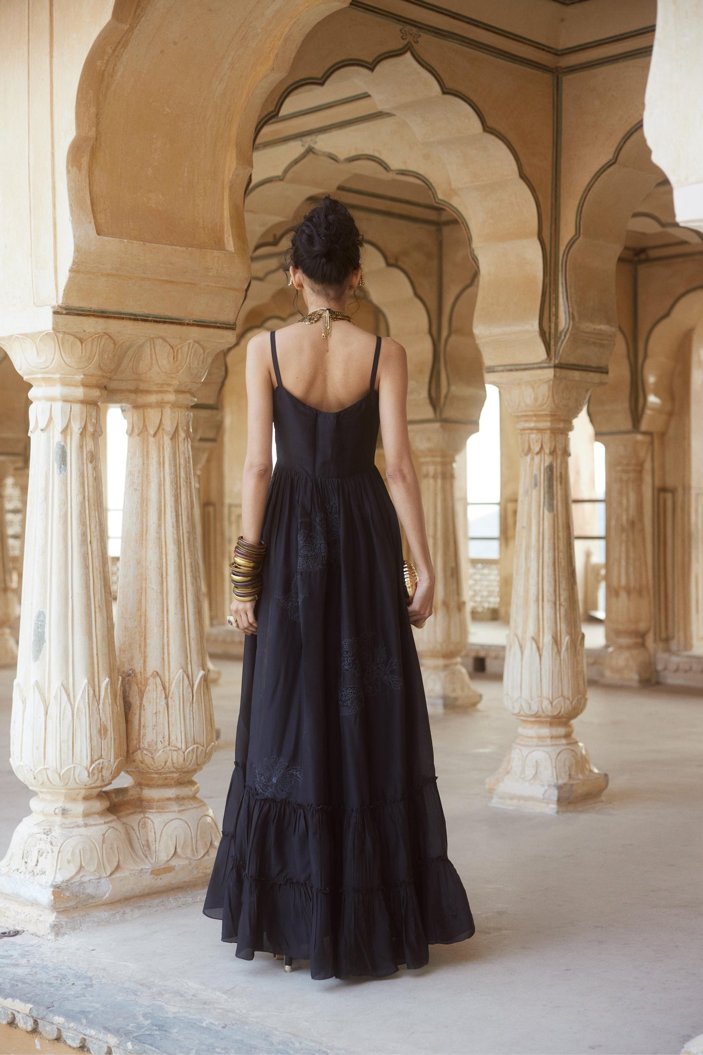 BLACK MAXI DRESS