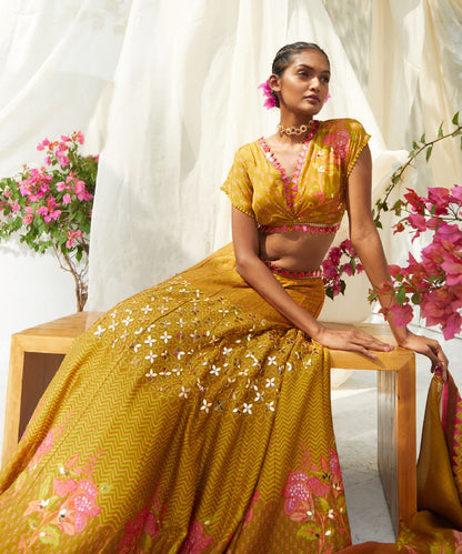 MEHENDI LEHENGA SET