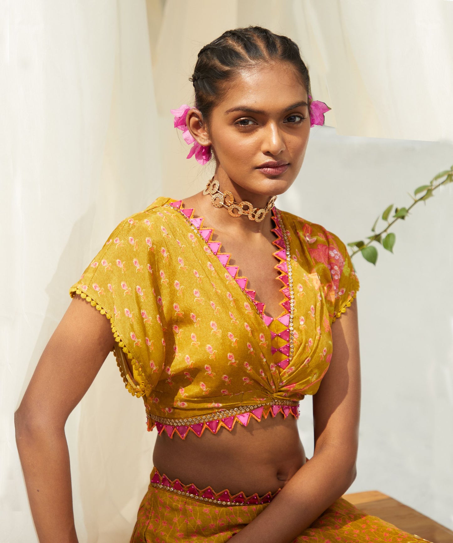 MEHENDI LEHENGA SET