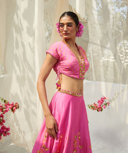 PINK LEHENGA SET