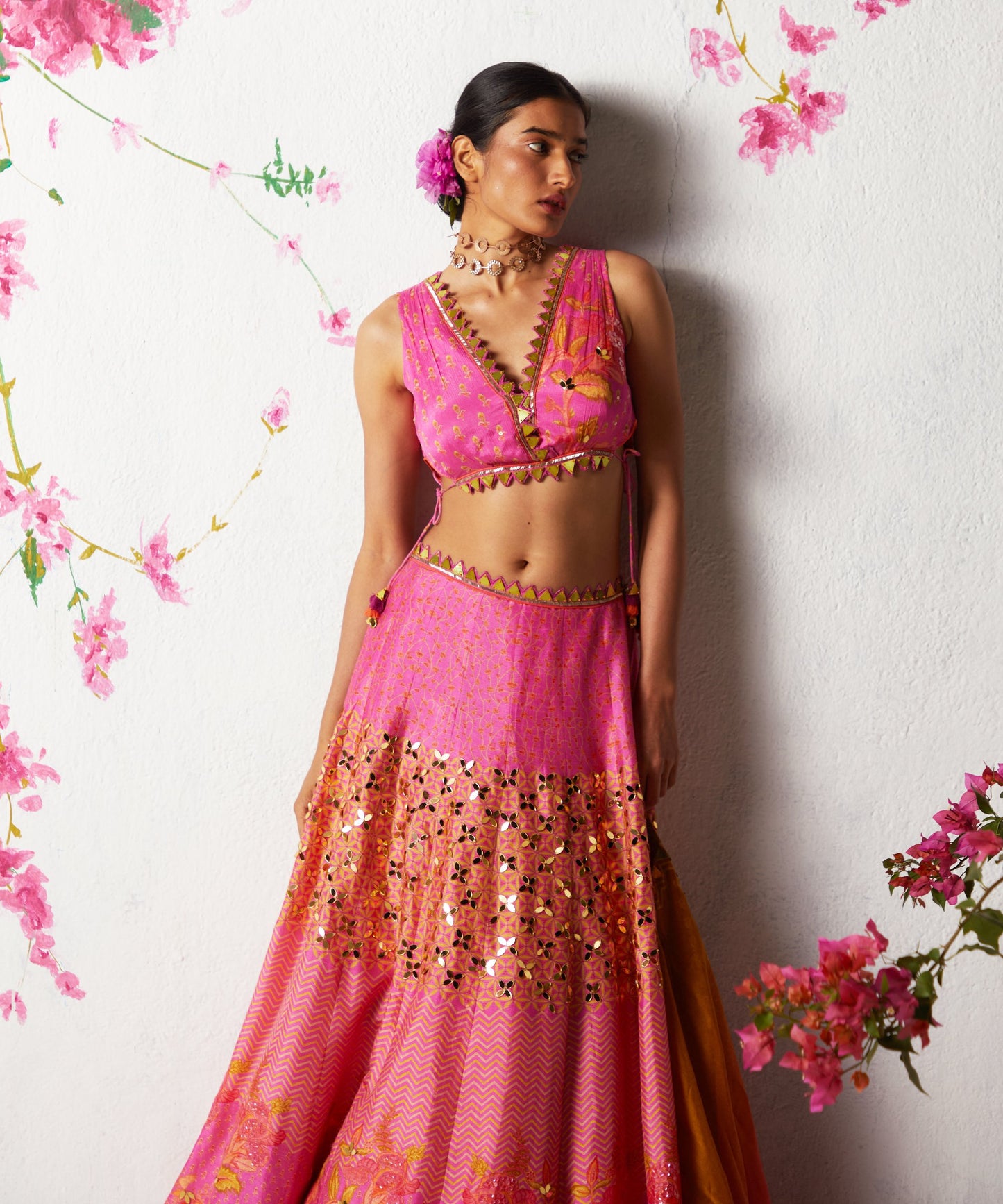 PINK LEHENGA SET