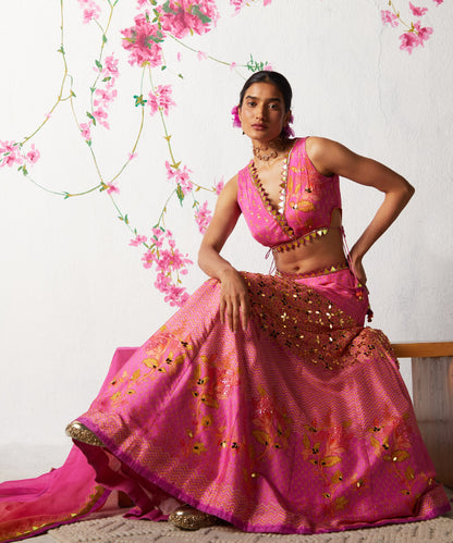 PINK LEHENGA SET