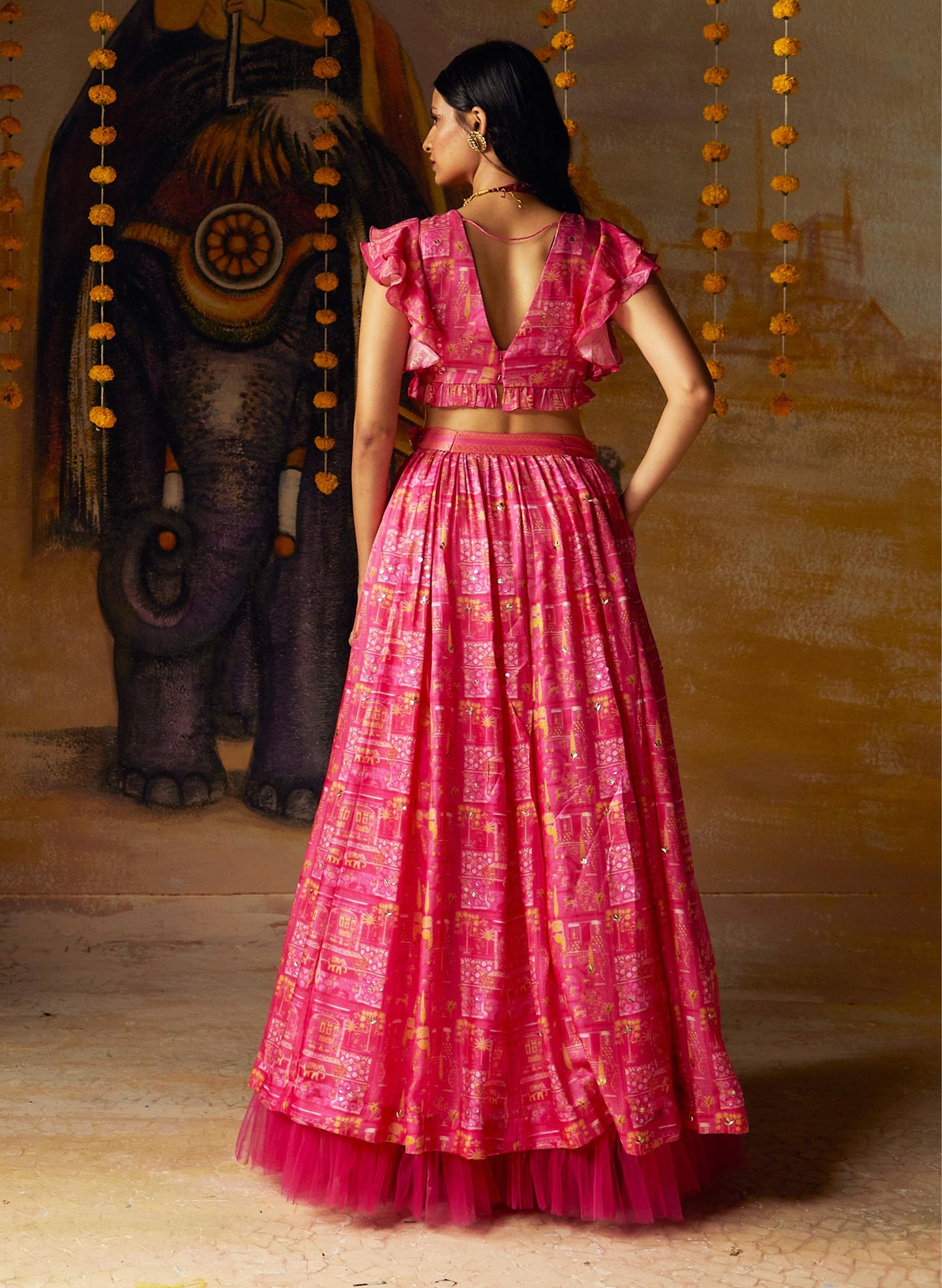 PINK LEHENGA SET