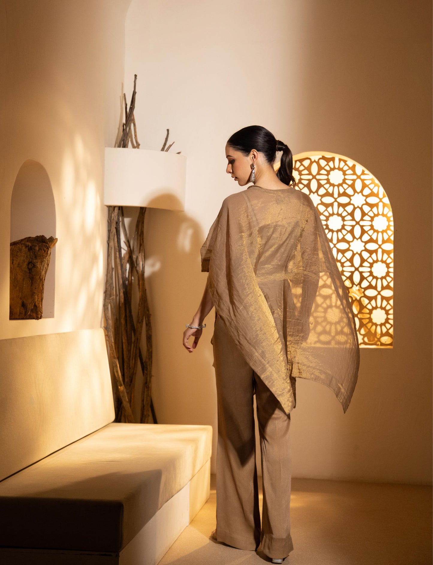 RAINA CAPE - CAPE CO-ORD SET