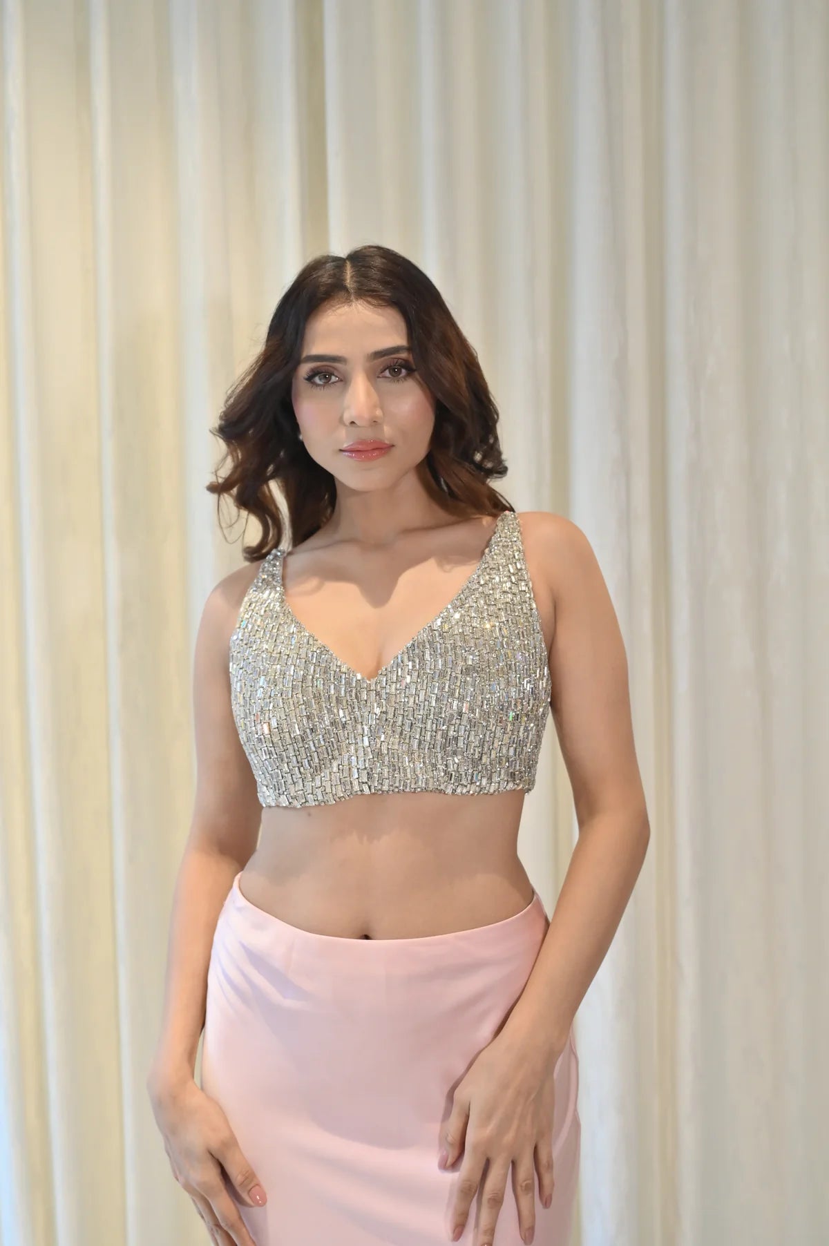 CELINE CRYSTAL EMBELLISHED BRALETTE