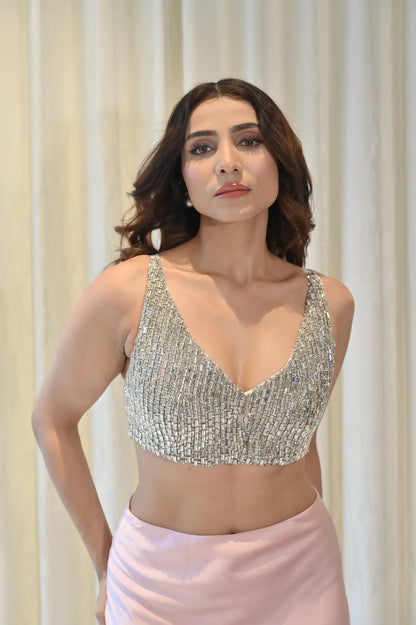 CELINE CRYSTAL EMBELLISHED BRALETTE