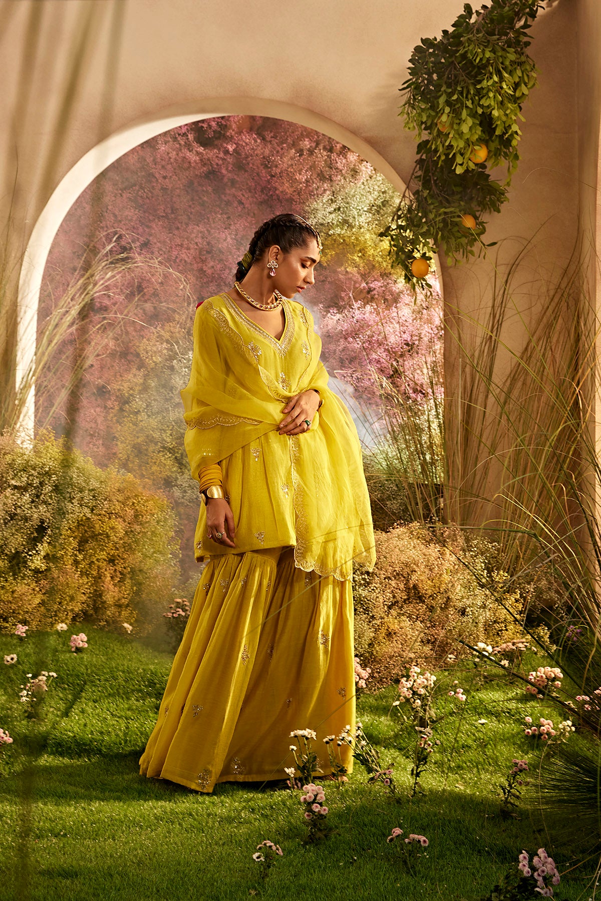 PARO MUSTARD SUIT SET