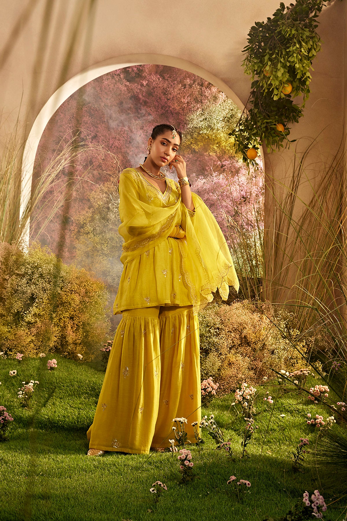 PARO MUSTARD SUIT SET