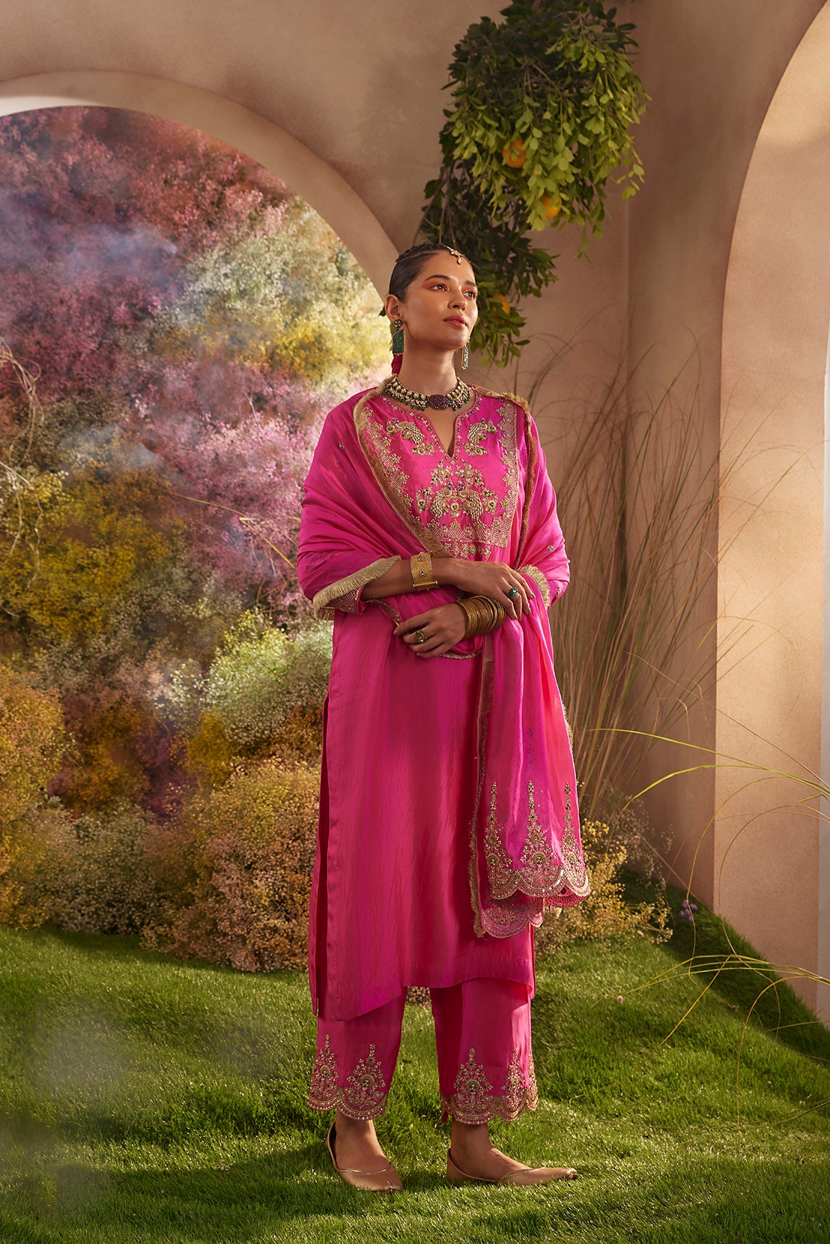 PARO HOT PINK SUIT SET