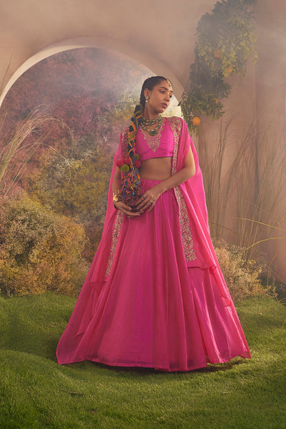 PARO HOT PINK CAPE SET