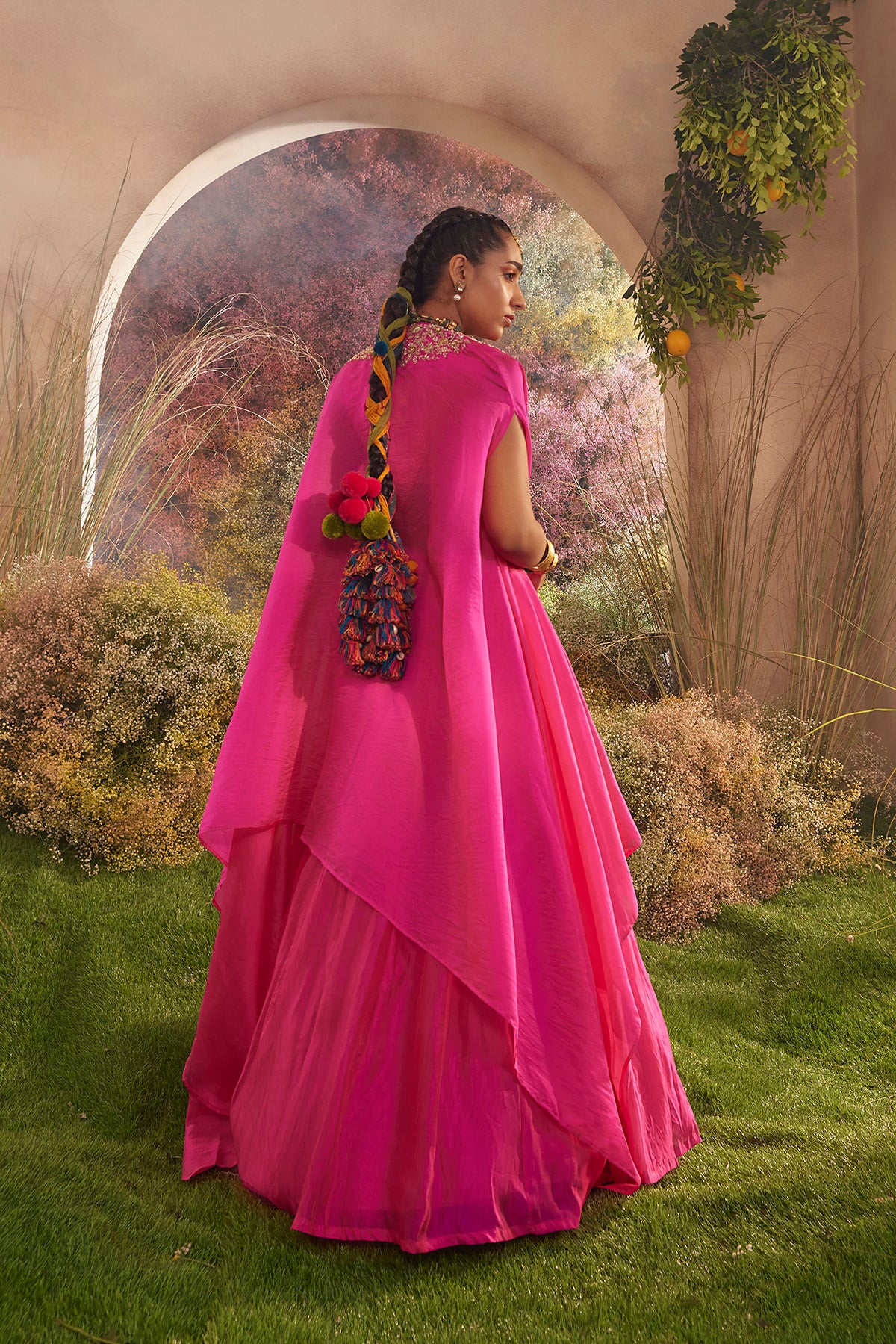 PARO HOT PINK CAPE SET