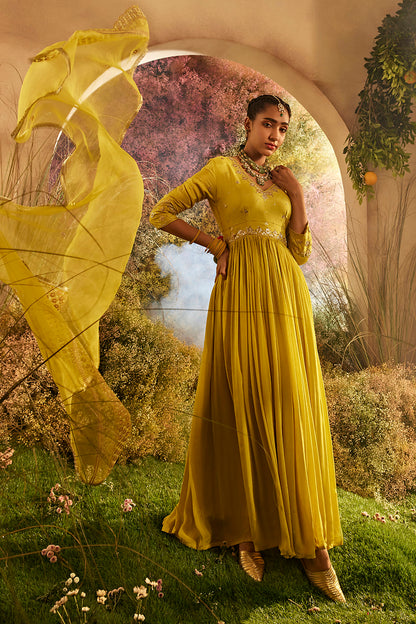 PARO MUSTARD SUIT SET