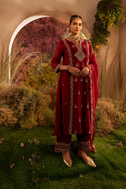 PARO MAROON SUIT SET