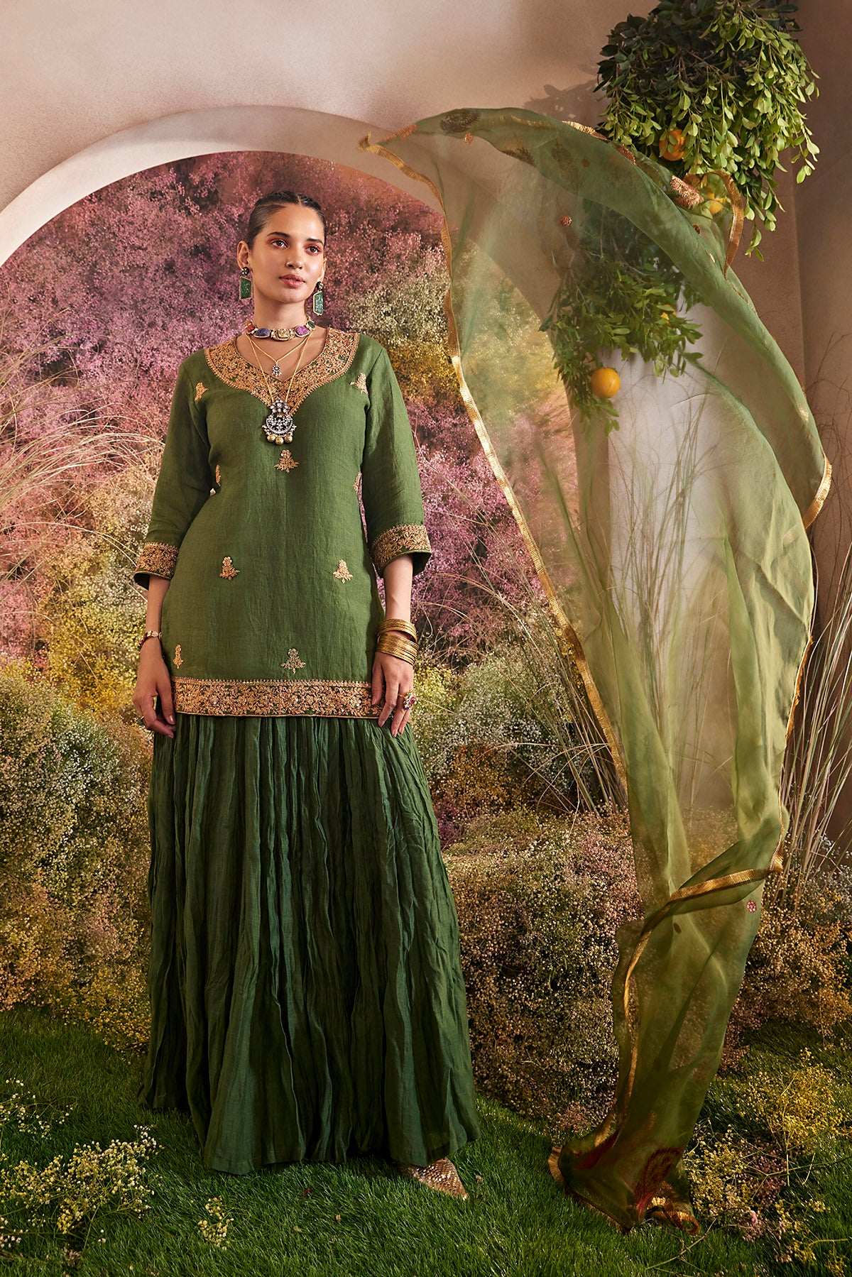 PARO GREEN SUIT SET