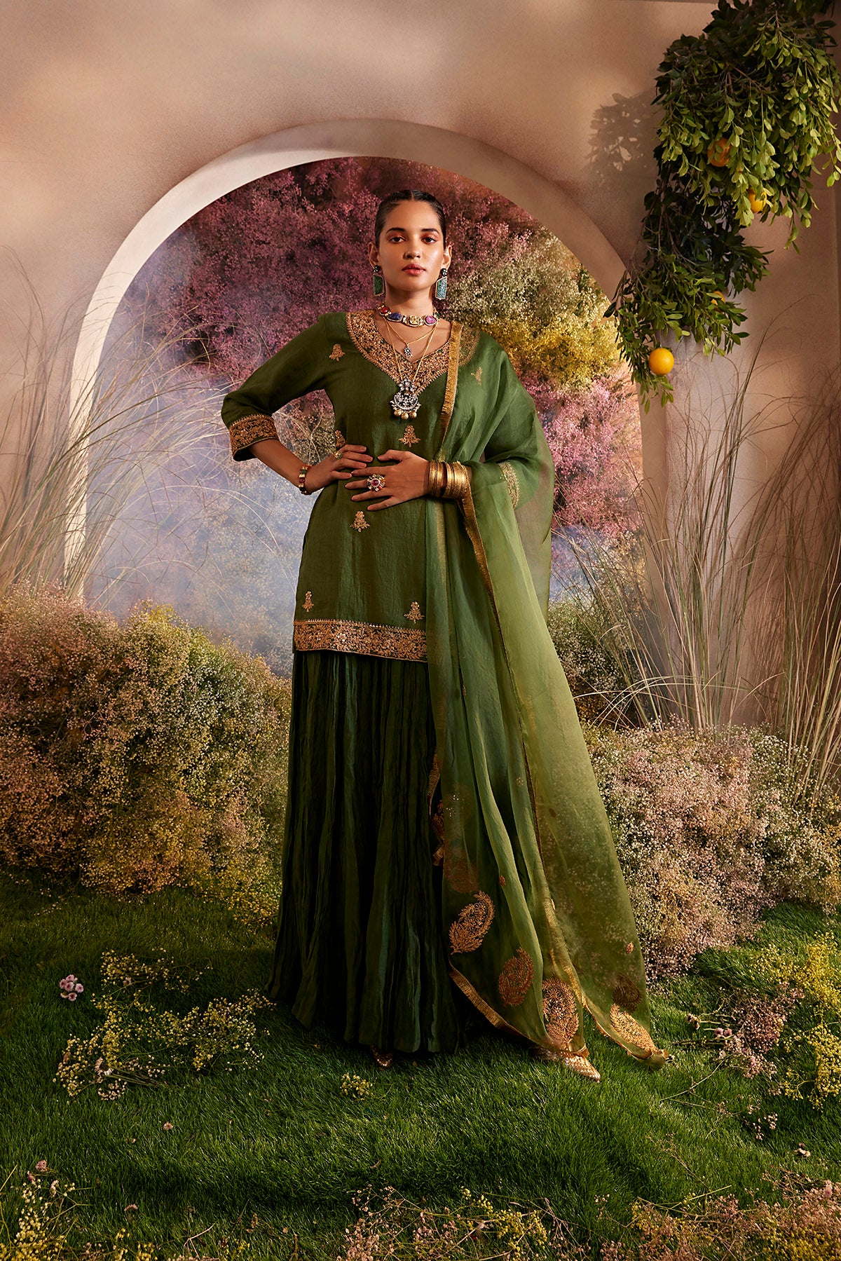 PARO GREEN SUIT SET