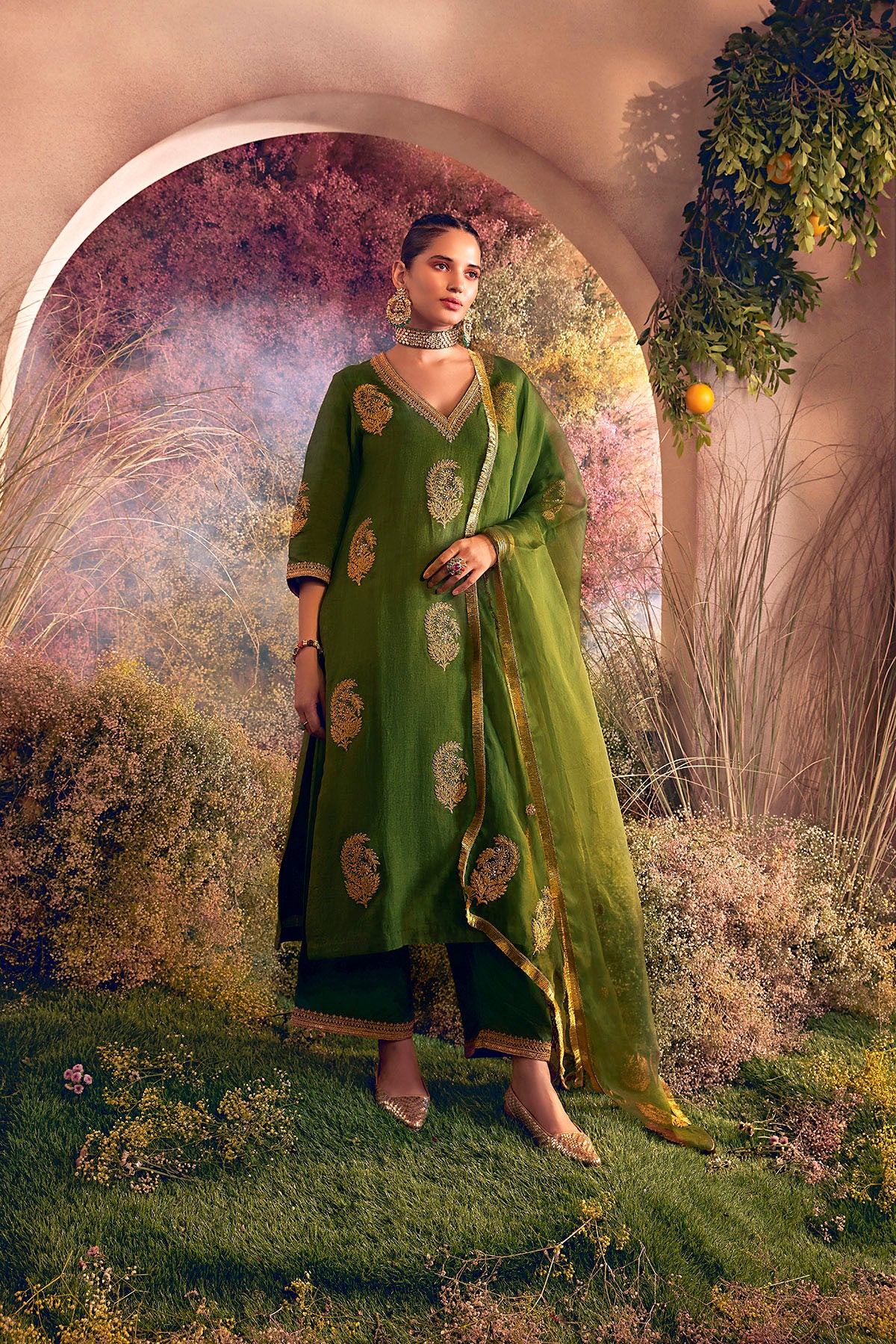 PARO GREEN SUIT SET