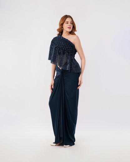 JASMINE TUBE - SHIMMER TUBE WITH SKIRT