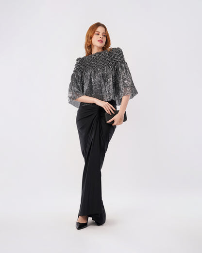 JASMINE - SHIMMER CAPE WITH SKIRT
