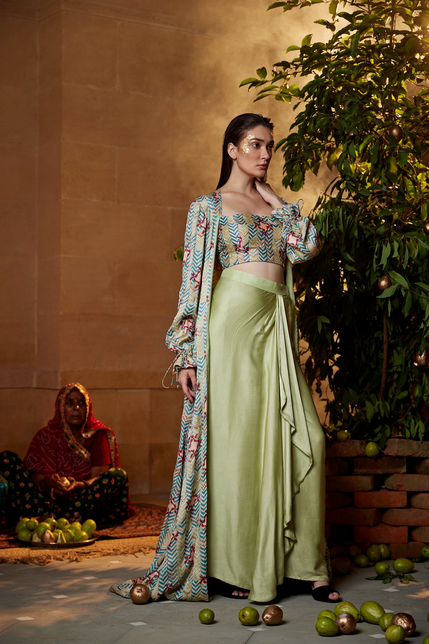 PISTACHIO SKIRT SET