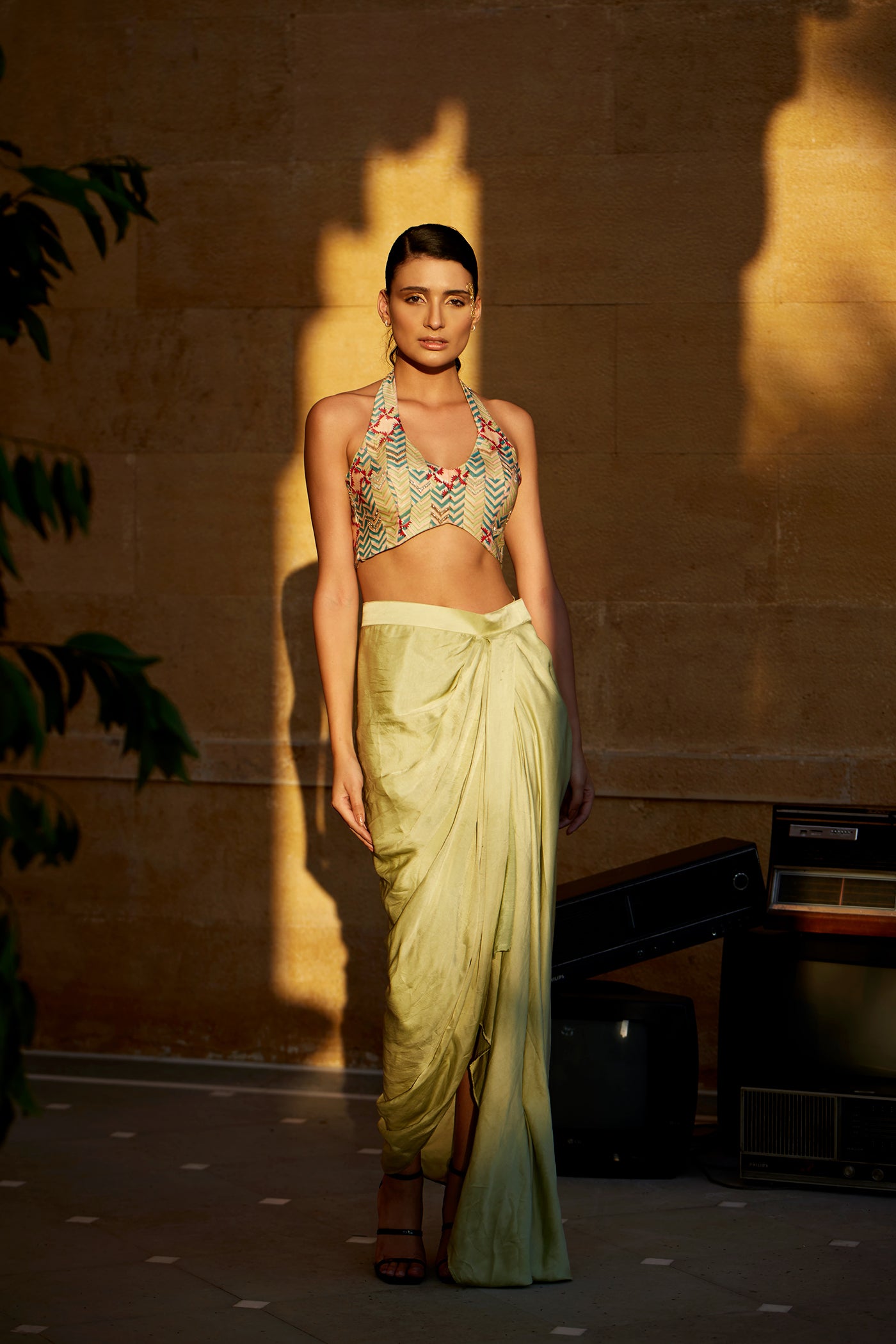 PISTACHIO SKIRT SET
