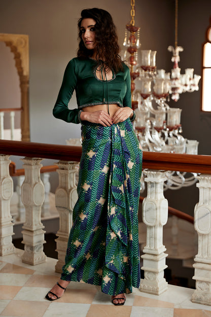 EVERGREEN SKIRT SET