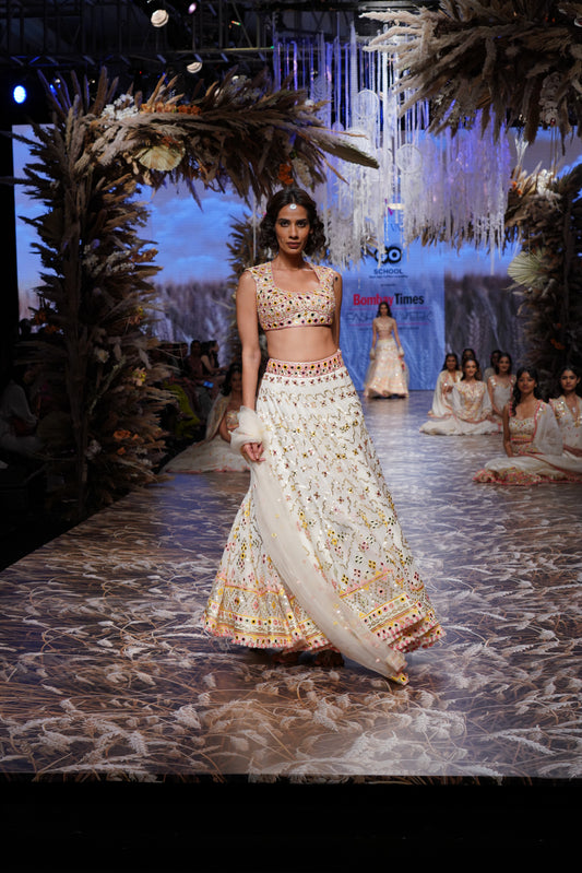 IVORY LEHENGA SET