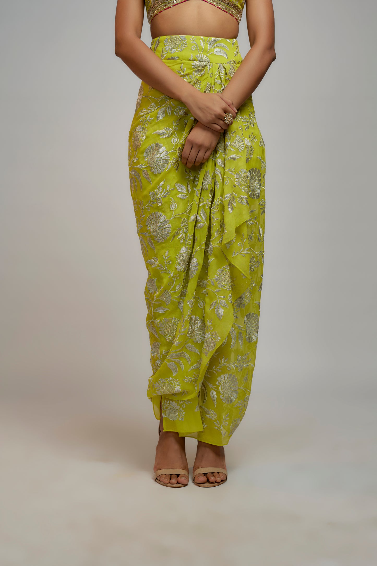 GOLCONDA ALIA WRAP SKIRT SET