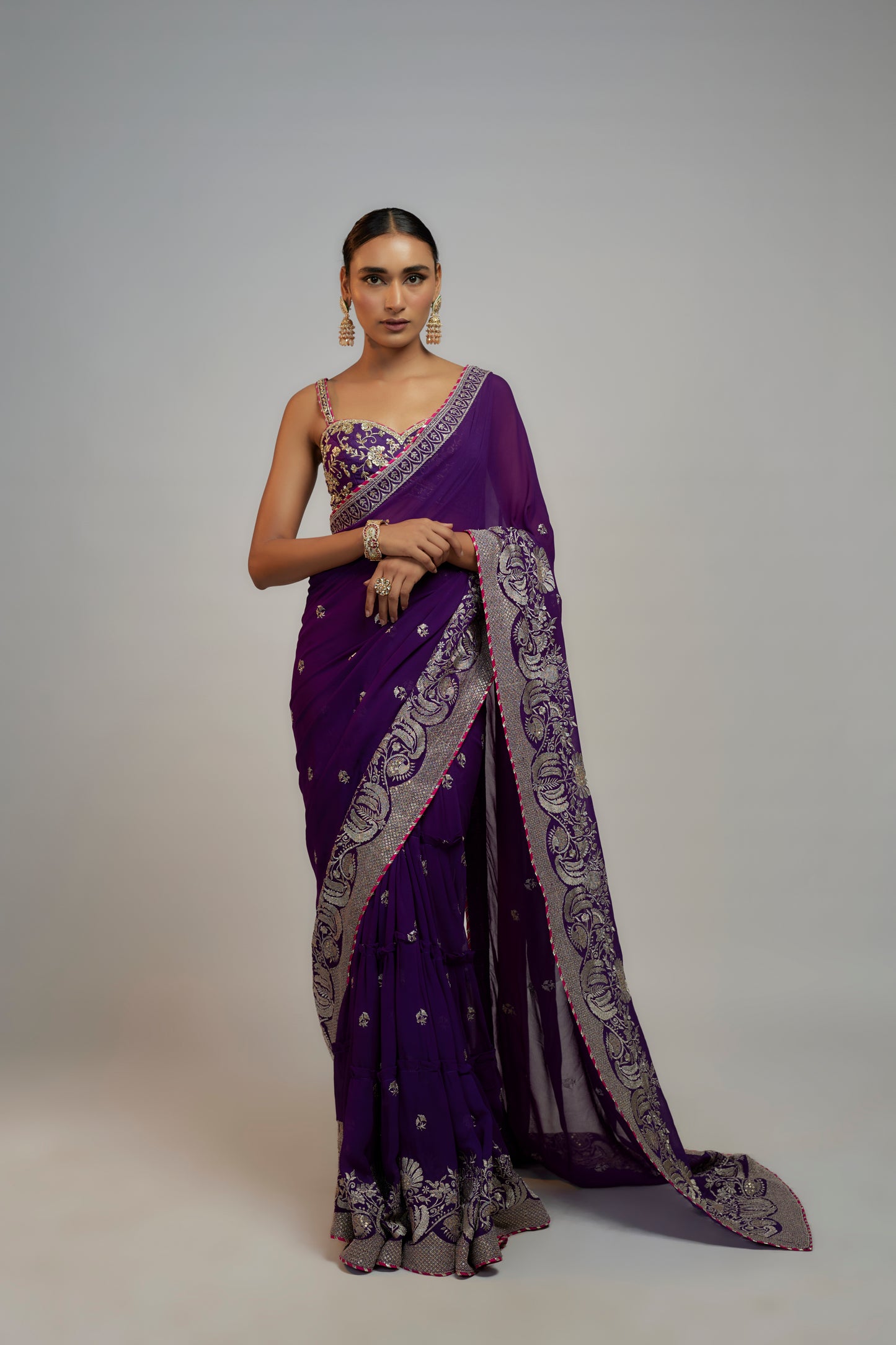 GOLCONDA YAMINI SAREE SET