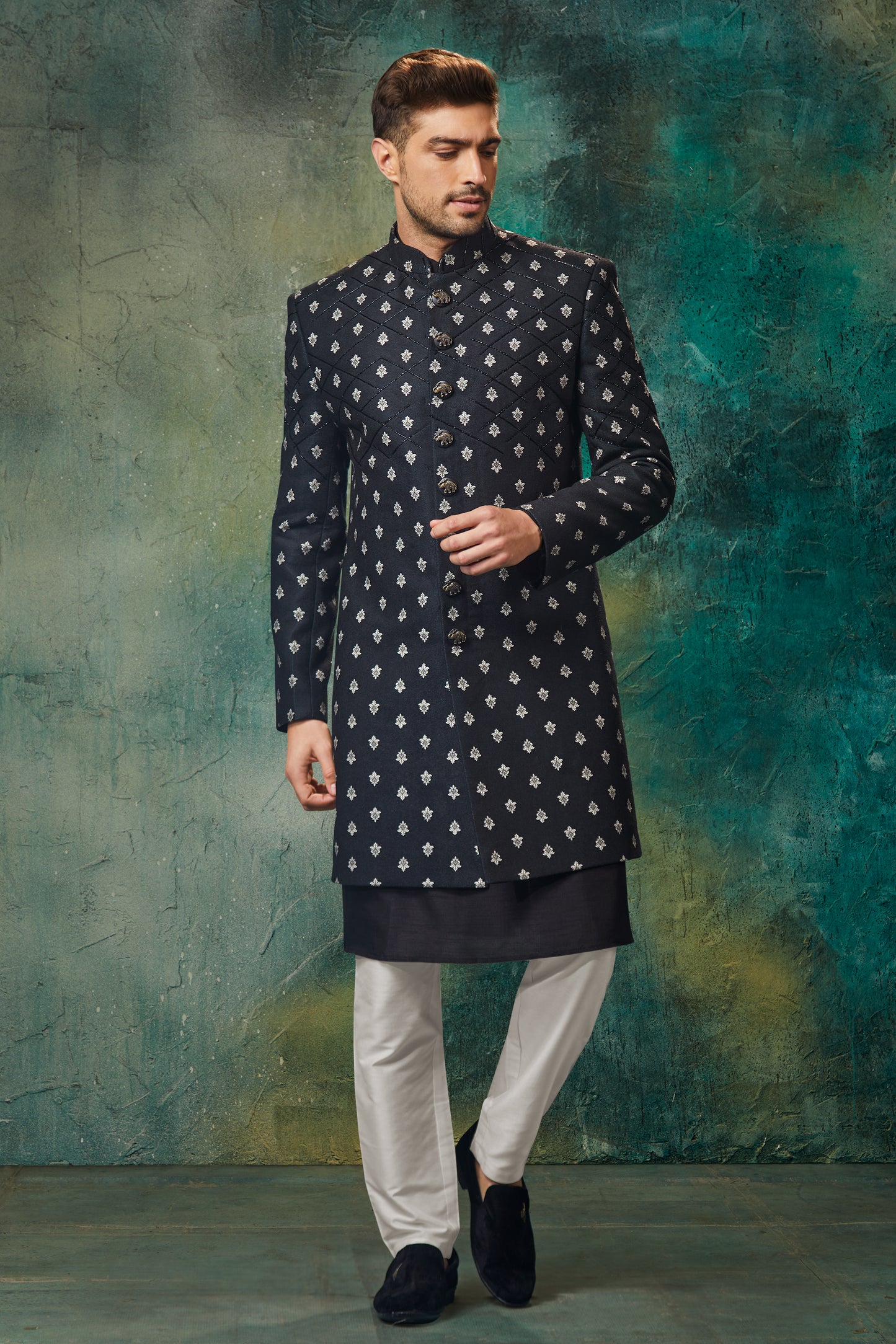 INDOWESTERN WITH KURTA AND PANTS