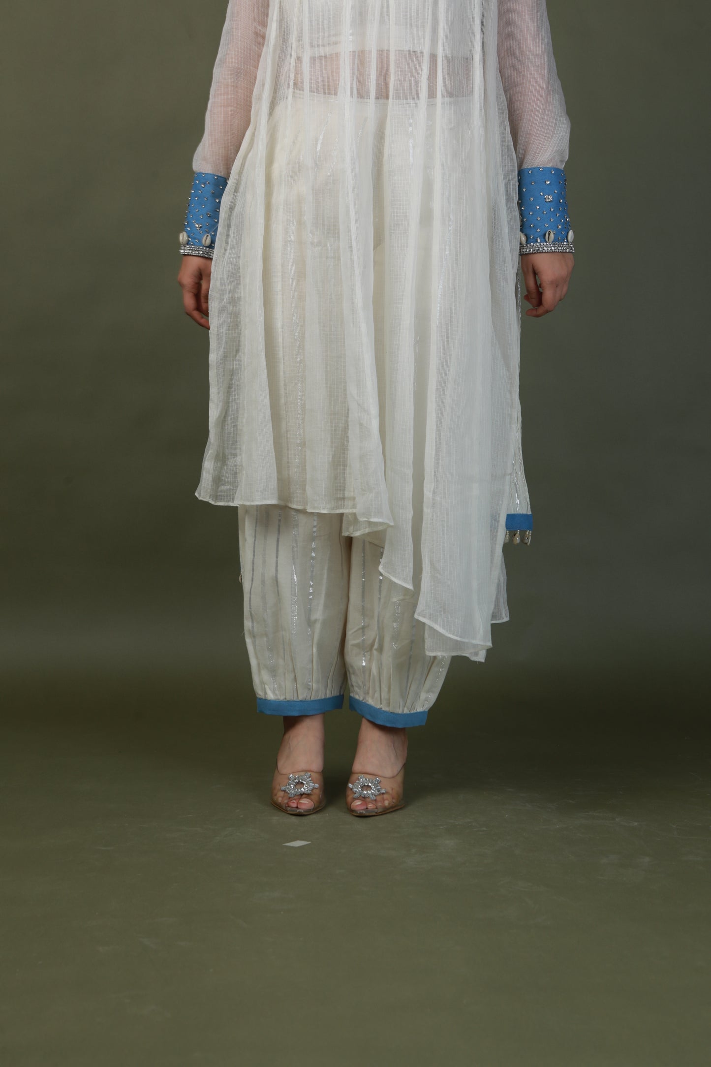 DEVI DRAPE SWAROVSKI SUIT