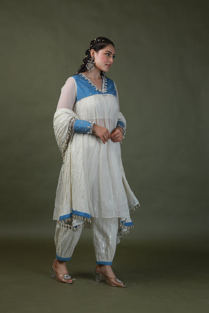 DEVI DRAPE SWAROVSKI SUIT