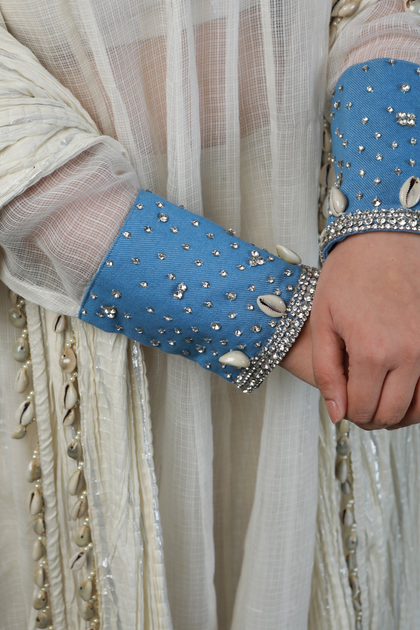 DEVI DRAPE SWAROVSKI SUIT