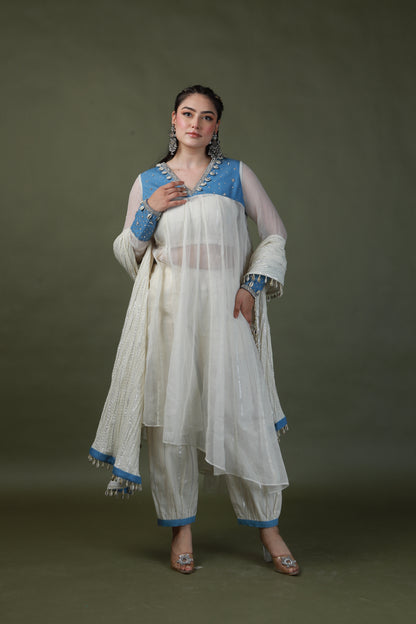 DEVI DRAPE SWAROVSKI SUIT