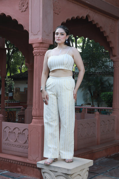 DEVI DRAPE KOTA DORIA HAND PAINTED SUIT