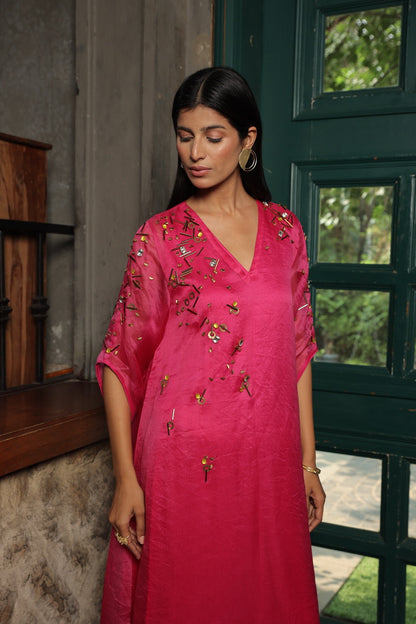ZIYA 1 - ORGANZA A-LINE KURTA WITH PANT