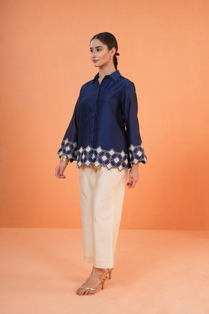 ORIGANI BLUE SYMPHONY CO ORD SET