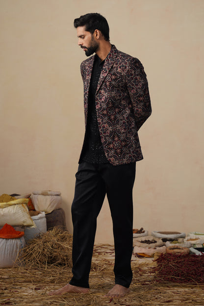 KARTIKEY BLACK BLAZER SET