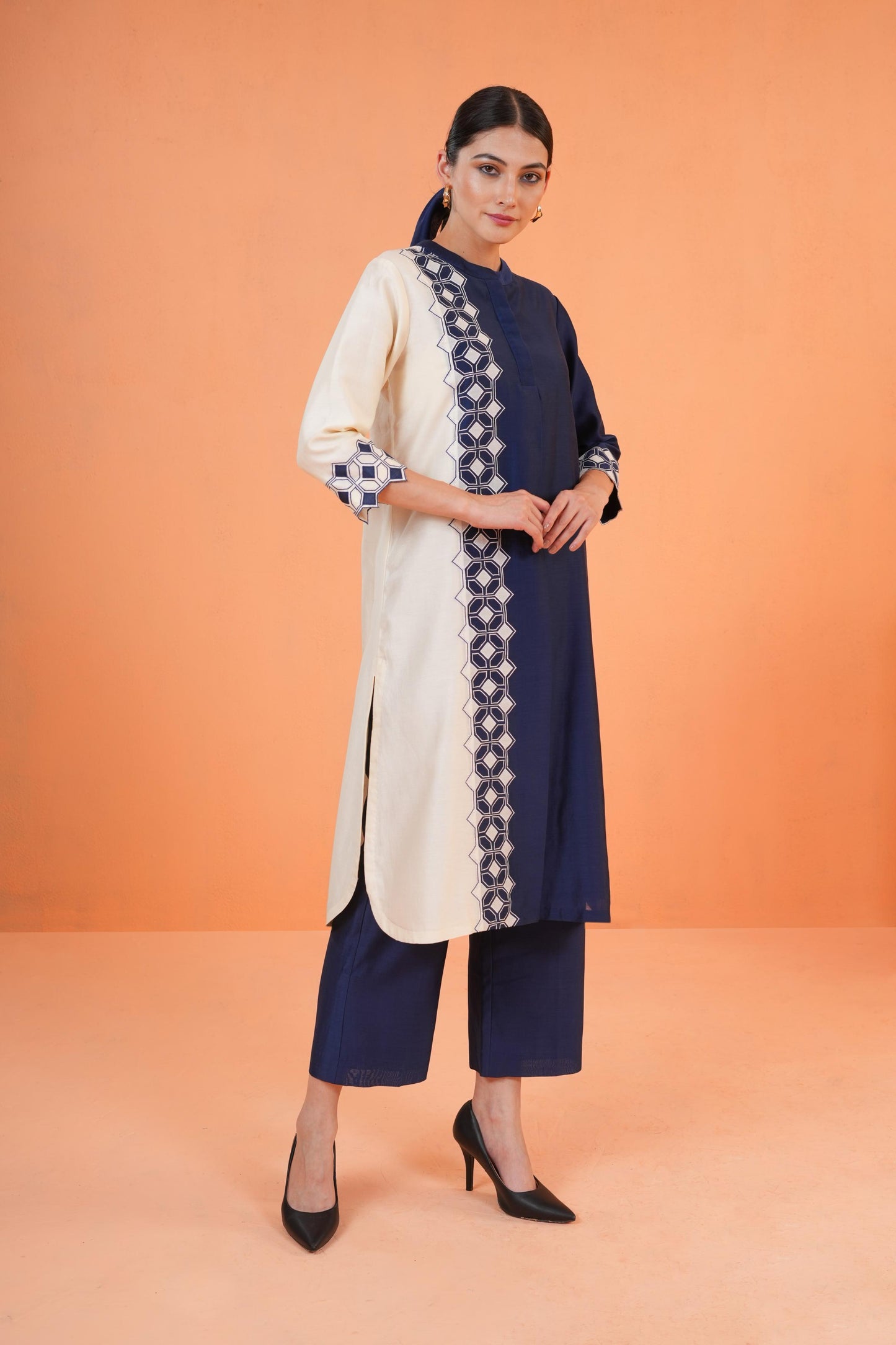 ORIGANI BLUE SYMPHONY SUIT SET