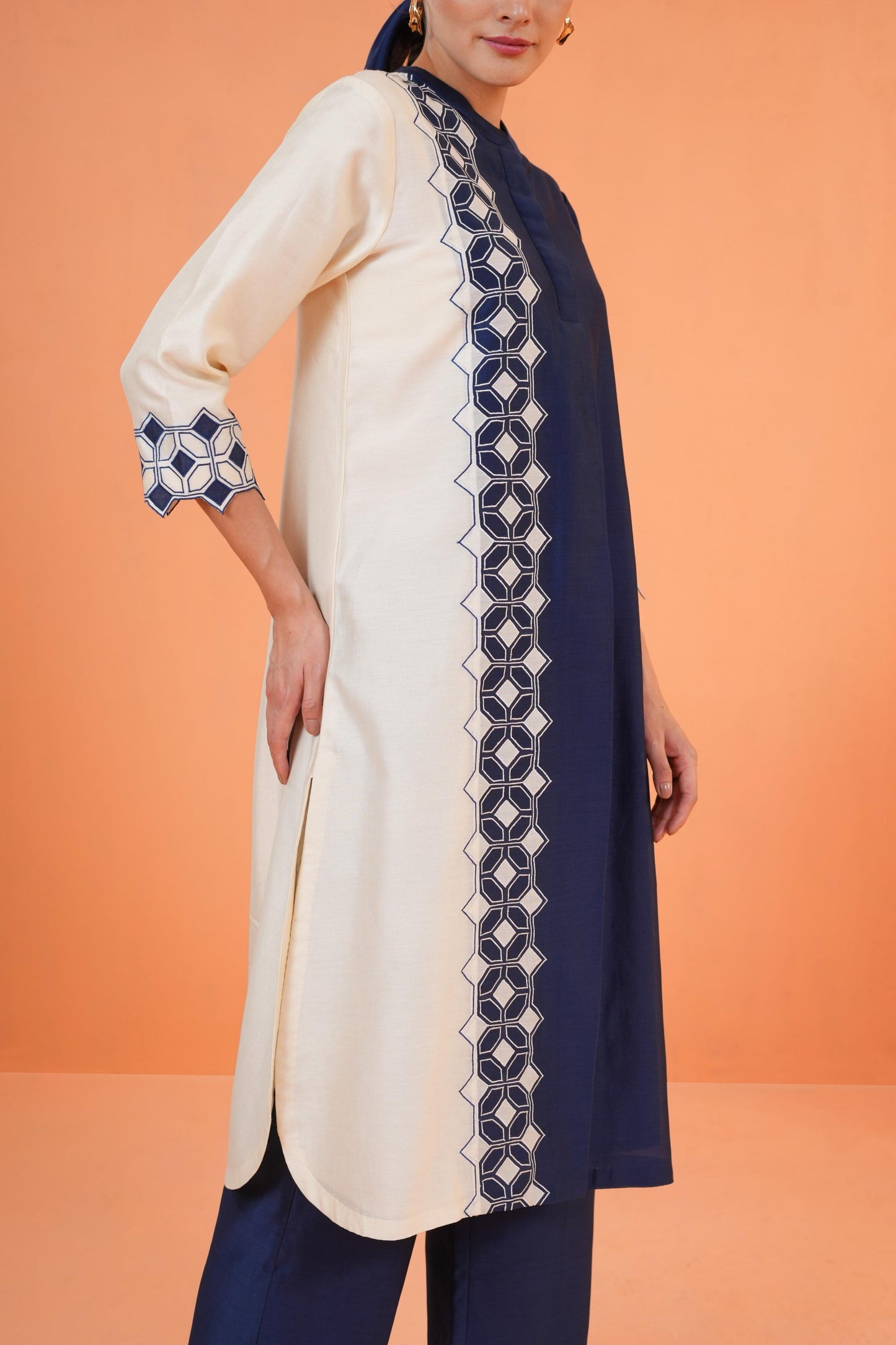 ORIGANI BLUE SYMPHONY SUIT SET