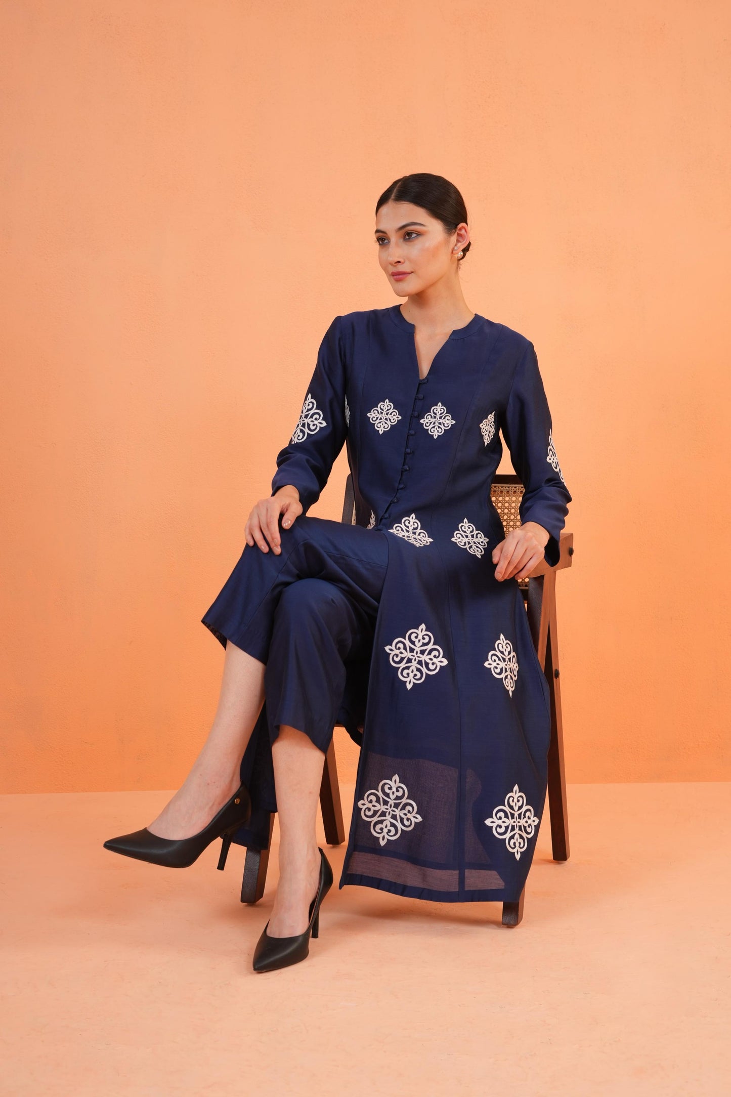 ORIGANI BLUE ZAHARA SUIT SET
