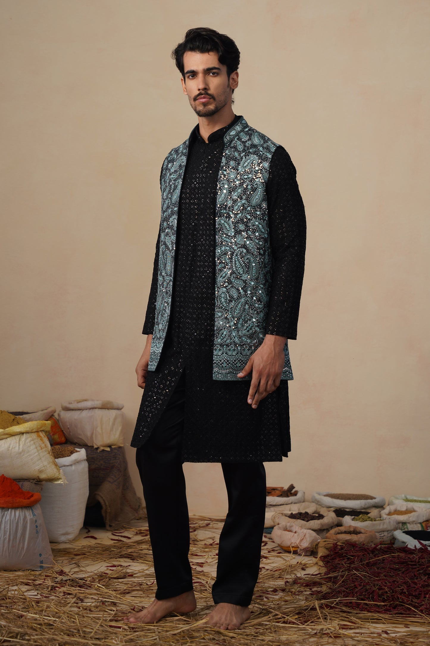 SITARA FEROZI KURTA JACKET SET