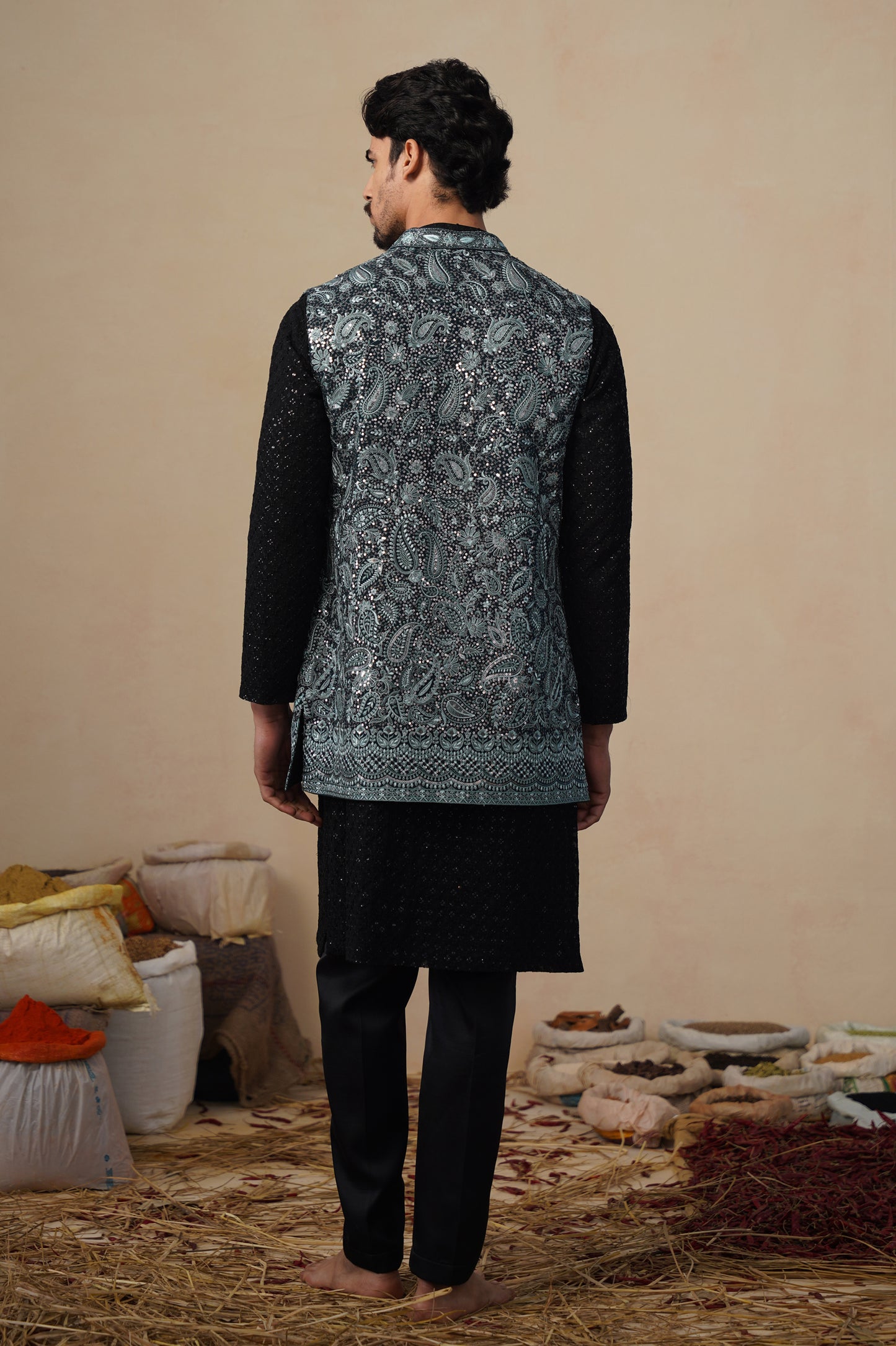 SITARA FEROZI KURTA JACKET SET