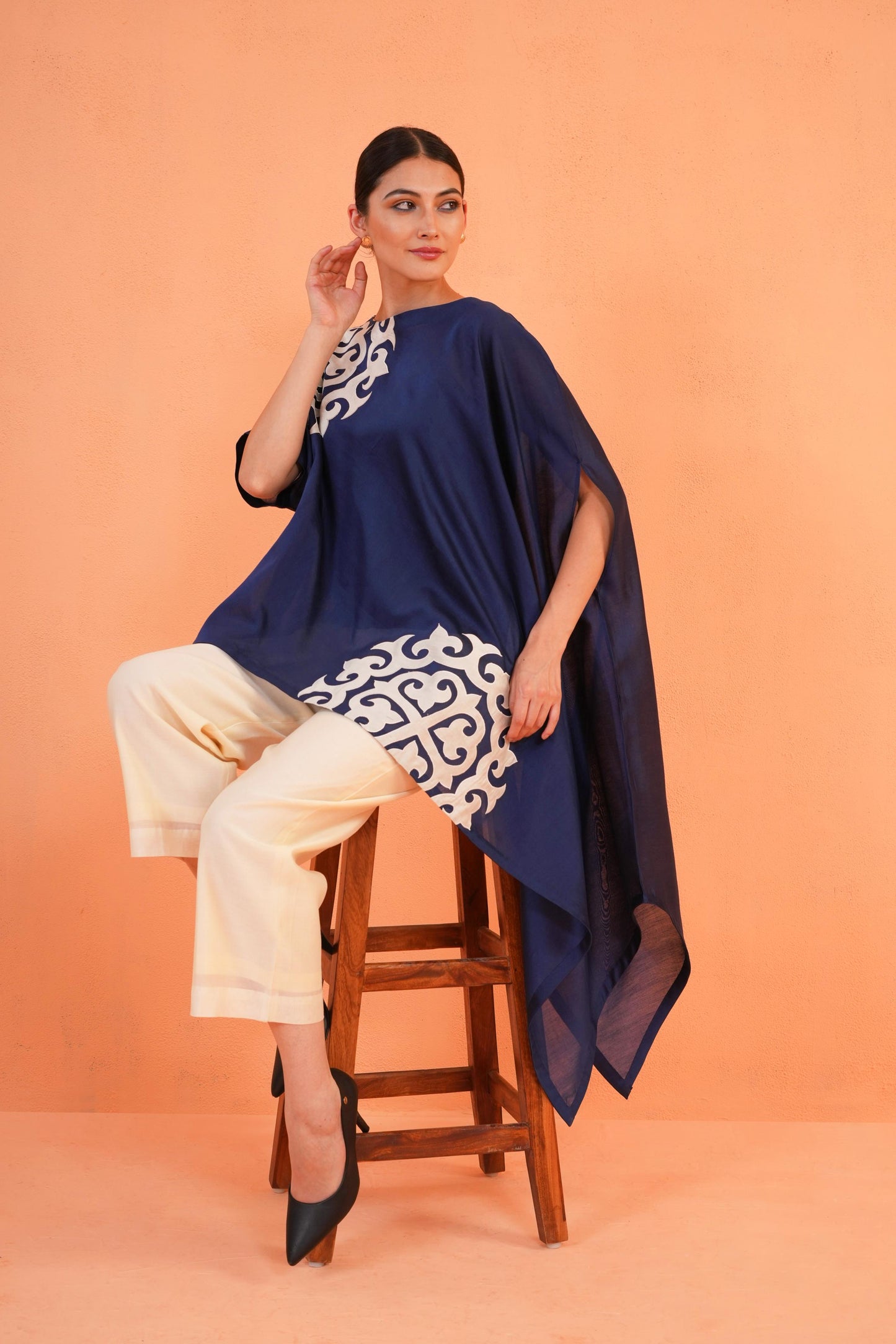 ORIGANI BLUE SOUK TUNIC SET