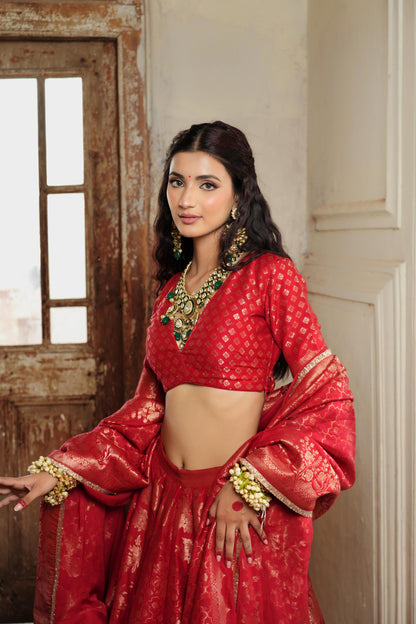 THE LAAL HIRAYA LEHENGA