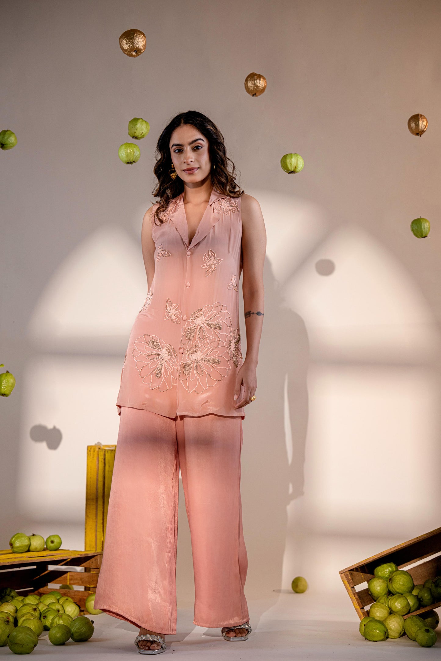 PEACH PANT SET