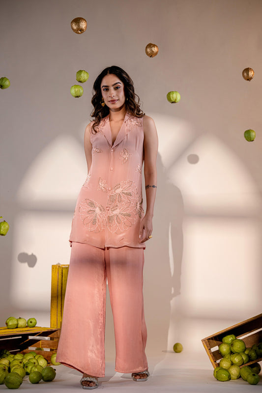 PEACH PANT SET