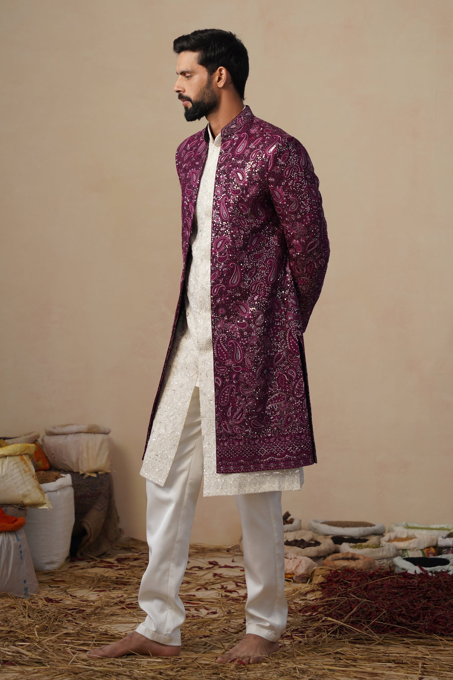 SITARA WINE INDOWESTERN SET